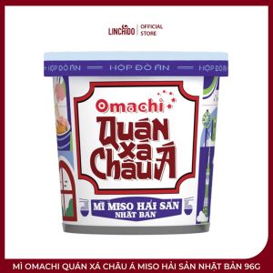Mì Omachi Quán Xá Châu Á Miso Hải Sản Nhật Bản 96g – Thơm Vị Miso, Đậm Đà Hải Sản