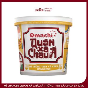 Mì Omachi Quán Xá Châu Á Trứng Thịt Cà Chua Ly 104g – Đậm Vị Hồng Kông