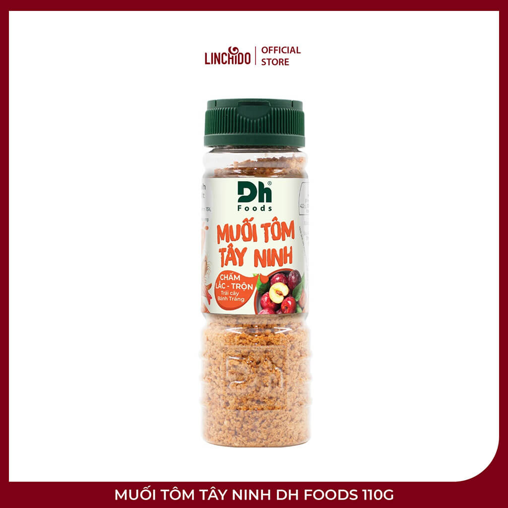 Muối Tôm Tây Ninh DH Foods 110g – Chấm Trái Cây, Trộn Bánh Tráng