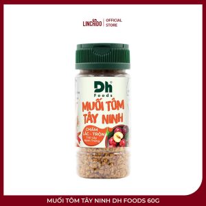Muối Tôm Tây Ninh DH Foods 60g – Hũ Nhỏ Chấm Xoài, Cóc, Ổi