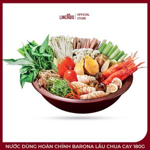 Nước Dùng Hoàn Chỉnh Barona Lẩu Chua Cay 180g – Đậm Đà, Tiện Nấu Lẩu Hải Sản - Ảnh 2