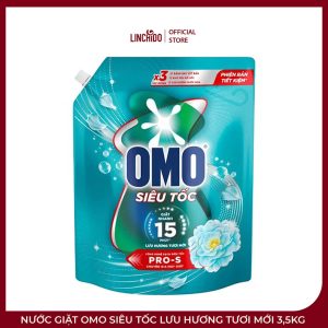 Nước Giặt OMO Siêu Tốc Lưu Hương Tươi Mới 3,5kg – Sạch Nhanh, Thơm Mát