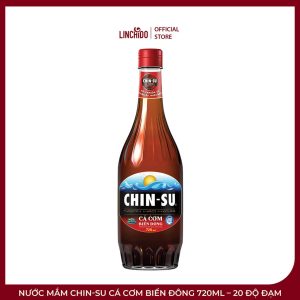 Nước Mắm CHIN-SU Cá Cơm Biển Đông 720ml – 20 Độ Đạm, Đậm Đà Bữa Cơm Việt