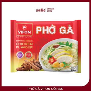Phở Gà Vifon Gói 65g – Sợi Phở Gạo Dai Mềm, Nước Súp Thơm Ngon