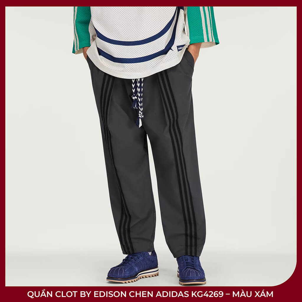 Quần CLOT By Edison Chen adidas KG4269 – Màu Xám - Ảnh 4