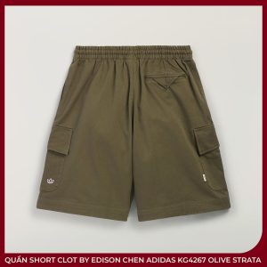 Quần Short CLOT By Edison Chen adidas KG4267 Olive Strata - Ảnh 8