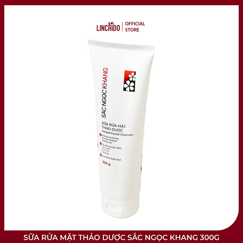 Sữa Rửa Mặt Thảo Dược Sắc Ngọc Khang 300g – Làm Sạch, Ẩm Mịn Và Sáng Da - Ảnh 2
