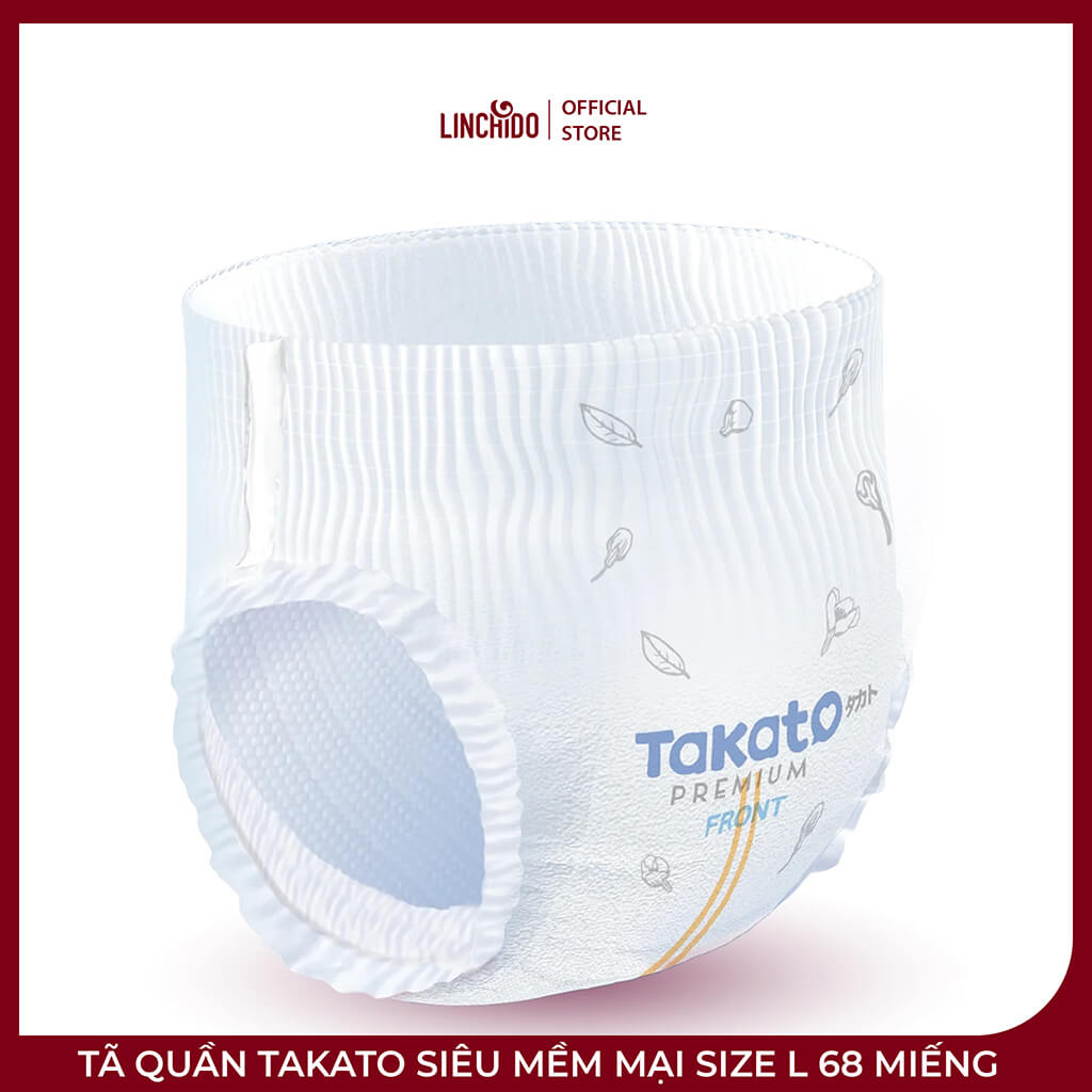 Tã Quần Takato Siêu Mềm Mại Size L 68 Miếng – Cho Bé 9–14kg - Ảnh 2