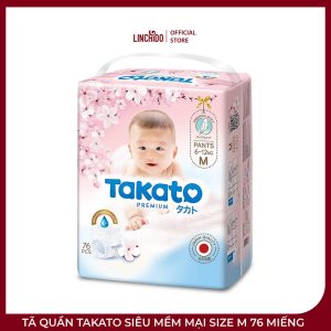 Tã Quần Takato Siêu Mềm Mại Size M 76 Miếng – Co Giãn, Thấm Hút, Thoáng Khí - Ảnh 3
