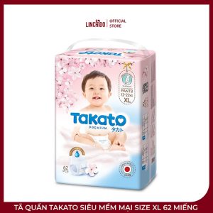 Tã Quần Takato Siêu Mềm Mại Size XL 62 Miếng – Cho Bé 12–22kg - Ảnh 3