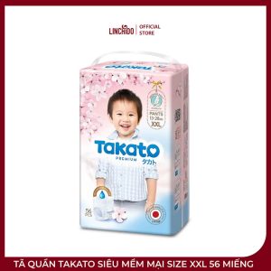 Tã Quần Takato Siêu Mềm Mại Size XXL 56 Miếng – Co Giãn, Thấm Hút - Ảnh 2