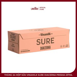Thùng 24 Hộp Sữa Vinamilk Sure Diacerna Prisma 237ml