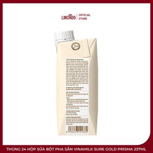 Thùng 24 Hộp Sữa Bột Pha Sẵn Vinamilk Sure Gold Prisma 237ml - Ảnh 4