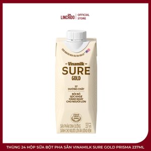 Thùng 24 Hộp Sữa Bột Pha Sẵn Vinamilk Sure Gold Prisma 237ml - Ảnh 3