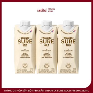 Thùng 24 Hộp Sữa Bột Pha Sẵn Vinamilk Sure Gold Prisma 237ml - Ảnh 6