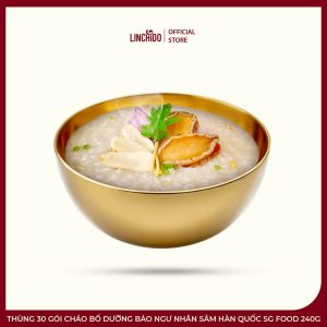 Thùng 30 Gói Cháo Bổ Dưỡng Bào Ngư Nhân Sâm Hàn Quốc SG Food 240g - Ảnh 3