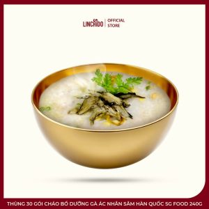 Thùng 30 Gói Cháo Bổ Dưỡng Gà Ác Nhân Sâm Hàn Quốc SG Food 240g - Ảnh 3