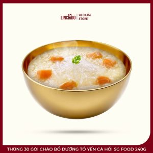 Thùng 30 Gói Cháo Bổ Dưỡng Tổ Yến Cá Hồi SG Food 240g - Ảnh 3