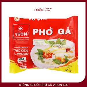 Thùng 30 Gói Phở Gà Vifon 65g – Phở Ăn Liền Tiện Lợi, Thơm Vị Gà - Ảnh 2