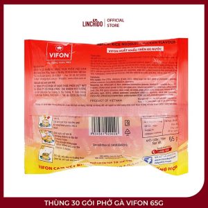 Thùng 30 Gói Phở Gà Vifon 65g – Phở Ăn Liền Tiện Lợi, Thơm Vị Gà - Ảnh 3