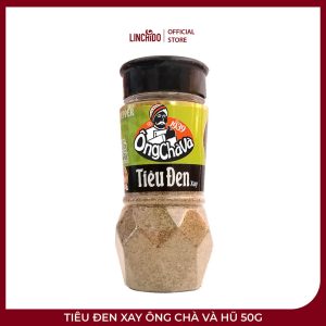 Tiêu Đen Xay Ông Chà Và Hũ 50g – Nguyên Chất 100%