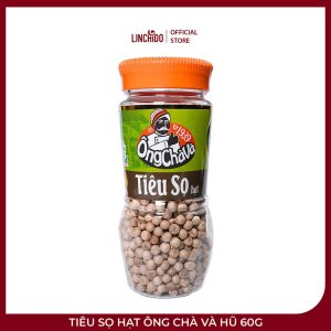 Tiêu Sọ Hạt Ông Chà Và Hũ 60g – Tiêu Trắng Nguyên Chất