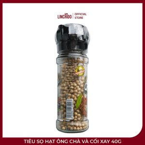 Tiêu Sọ Hạt Ông Chà Và Cối Xay 40g – Tiêu Trắng Nguyên Chất - Ảnh 2