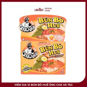 Viên Gia Vị Bún Bò Huế Ông Chà Và 75g – Thơm Sả Mắm Ruốc, Nấu Nước Dùng Đậm Đà