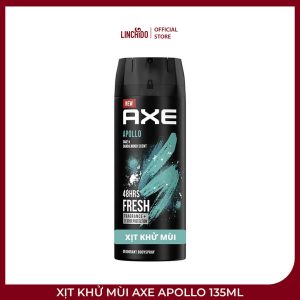 Xịt Khử Mùi AXE Apollo 135ml – Hương Xô Thơm & Gỗ Đàn Hương Nam Tính