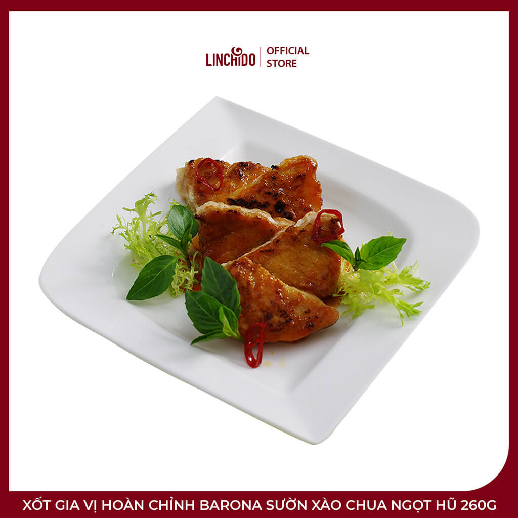 Xốt Gia Vị Hoàn Chỉnh Barona Sườn Xào Chua Ngọt Hũ 260g – Dễ Nấu, Đậm Đà - Ảnh 2