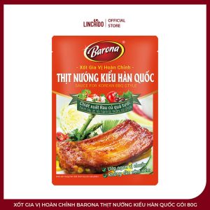 Xốt Gia Vị Hoàn Chỉnh Barona Thịt Nướng Kiểu Hàn Quốc Gói 80g