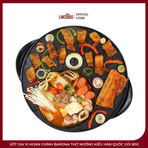 Xốt Gia Vị Hoàn Chỉnh Barona Thịt Nướng Kiểu Hàn Quốc Gói 80g - Ảnh 2