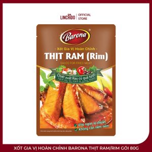 Xốt Gia Vị Hoàn Chỉnh Barona Thịt Ram/Rim Gói 80g