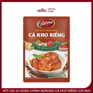 Xốt Gia Vị Hoàn Chỉnh Barona Cá Kho Riềng Gói 80g