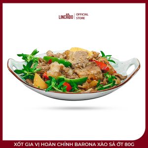 Xốt Gia Vị Hoàn Chỉnh Barona Xào Sả Ớt 80g – Thơm Sả, Cay Đậm Đà - Ảnh 2