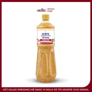 Xốt Salad Dressing Mè Rang Vị Mala Và Tỏi Kewpie Chai 1000ml