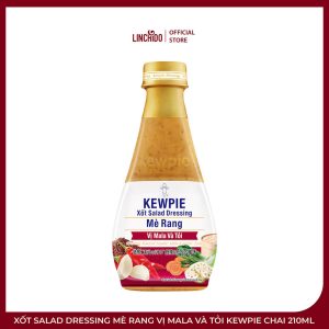 Xốt Salad Dressing Mè Rang Vị Mala Và Tỏi Kewpie Chai 210ml