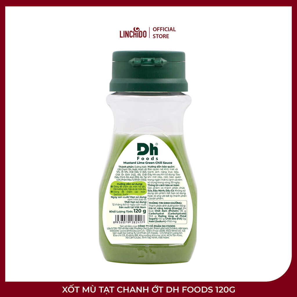 Xốt Mù Tạt Chanh Ớt Dh Foods 120g – Xốt Chấm Hải Sản Và Sushi - Ảnh 2